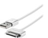 Insignia™ - Apple MFi Certified 4' 30-Pin Charge-and-Sync Cable - White-Front_Standard
