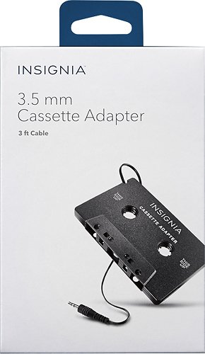 Insignia™ 3' 3.5mm Cassette Adapter - Multi WORLDWIDE DELIVERY