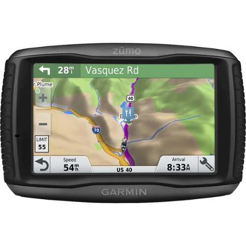  Garmin - Zumo 595LM 5&quot; GPS with Built-In Bluetooth, Lifetime Map Updates - Black