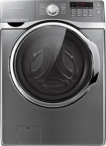  Samsung - 4.0 Cu. Ft. 15-Cycle High-Efficiency Steam Front-Loading Washer - Platinum