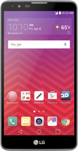  Virgin Mobile - LG G Stylo 2 4G with 16GB Memory Prepaid Cell Phone - Titan Silver