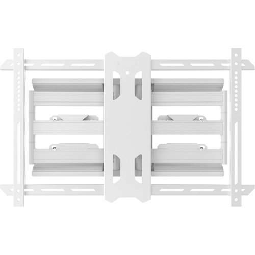  Kanto - Full-Motion TV Wall Mount for Most 37&quot; - 75&quot; TVs - Extends 21.8&quot; - White