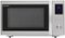 Sharp - 1.6 Cu. Ft. Family-Size Microwave - Stainless steel-Front_Standard