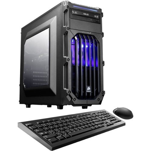  CybertronPC - Palladium Desktop - Intel Core i7 - 16GB Memory - NVIDIA GeForce GTX 1060 - 1TB Hard Drive - Blue