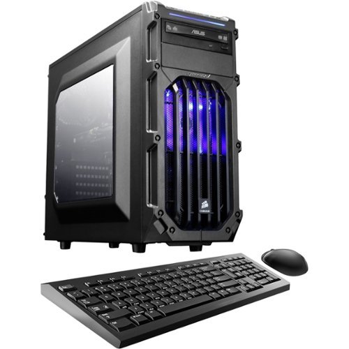  CybertronPC - Palladium Desktop - Intel Core i5 - 16GB Memory - NVIDIA GeForce GTX 950 - 2TB Hard Drive - Blue