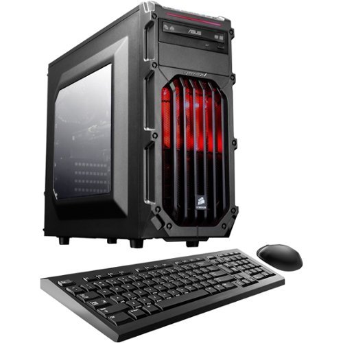  CybertronPC - Palladium Desktop - Intel Core i5 - 8GB Memory - NVIDIA GeForce GTX 1050 - 1TB Hard Drive - Red