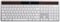 Logitech - K750 Full-size Wireless Scissor Solar Keyboard for Mac - White/Silver-Front_Standard
