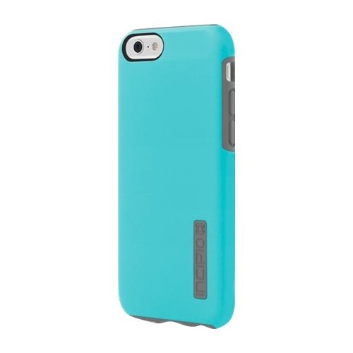 Incipio - DualPro Back Cover for Apple iPhone 6 - Light blue, Cool gray-Front_Standard 