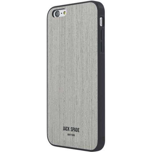  JACK SPADE - Wood Case for Apple® iPhone® 6 Plus and 6s Plus - Wood Veneer Silver Oak