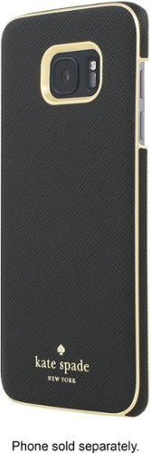 kate spade new york - Wrap Case for Samsung Galaxy S7 edge - Saffiano Black-Front_Standard 