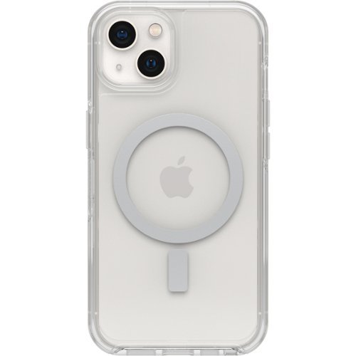 OtterBox - Symmetry Series+ for MagSafe Soft Shell for Apple iPhone 13 - Clear-Front_Standard 