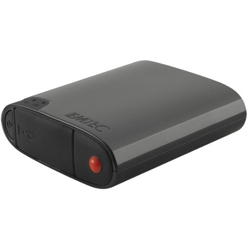 EMTEC - Wireless Wi-Fi Power Connect 32GB, Wireless storage device and 5200mAh power bank - Black-Front_Standard 