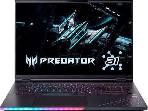 Acer - Predator Helios 18 AI - 18" 250Hz Gaming Laptop - 2560 x 1600 -Intel Core Ultra 9 - NVIDIA GeForce RTX 5080 – 32GB – 1TB - Abyssal Black