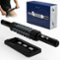 Miko - Swift Hands-Free Rolling Percussive Massager for Muscle Recovery, Tension Relief, and Relaxation - Black-Front_Standard