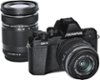 Olympus - OM-D E-M10 Mark II Mirrorless Camera Two Lens Kit with 14-42mm and 40-150mm Lenses - Black-Front_Standard