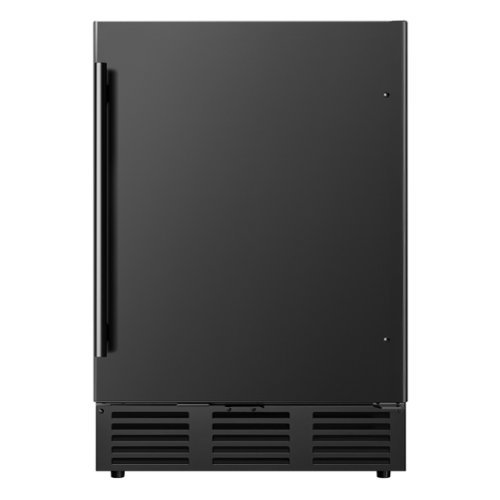 Euhomy - 24-Inch Under Counter/Freestanding Beverage & Wine Cooler - 180 Cans, for Patio/Kitchen, Home & Commercial Use - Black-Front_Standard 