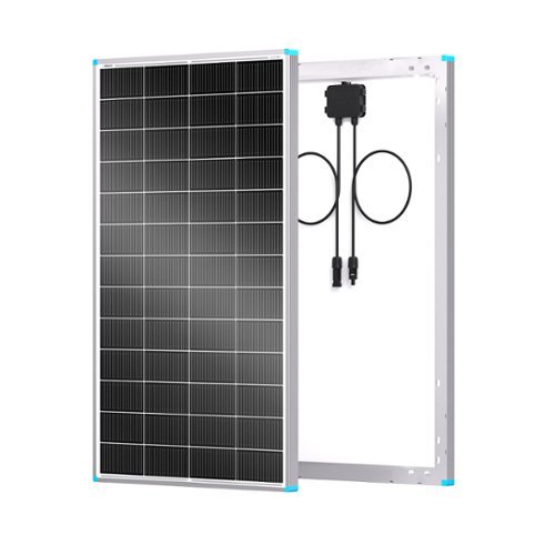 Renogy - 16BB N-Type 200W 24V Monocrystalline Solar Panel for RV Marine Cabin Battery Charging, High-Efficiency Power PV Module - Black