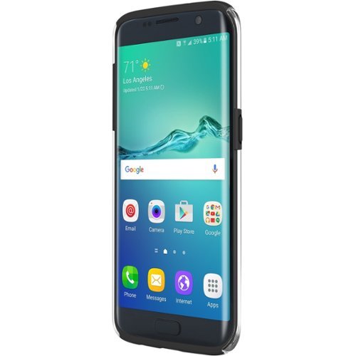  Incipio - DualPro Glitter Back Cover for Samsung Galaxy S7 edge - Black