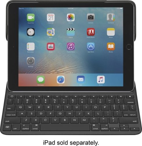  Logitech - CREATE Keyboard Case for Apple iPad Pro 9.7&quot; - Black