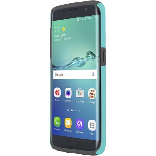  Incipio - DualPro Back Cover for Samsung Galaxy S7 edge - Gray, Teal