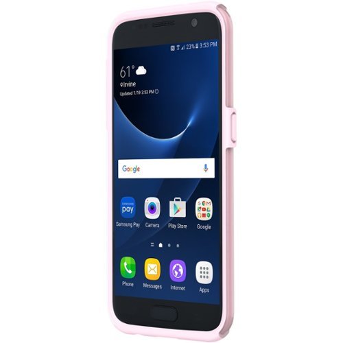 Incipio - DualPro Glitter Back Cover for Samsung Galaxy S7 - Pink-Front_Standard 