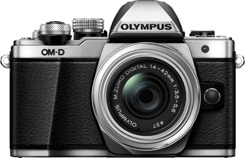 Olympus - OM-D E-M10 Mark II Mirrorless Camera with 14-42mm Lens - Silver