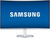 Samsung - CF591 Series C27F591FDN 27" LED Curved FHD FreeSync Monitor - Silver-Front_Standard