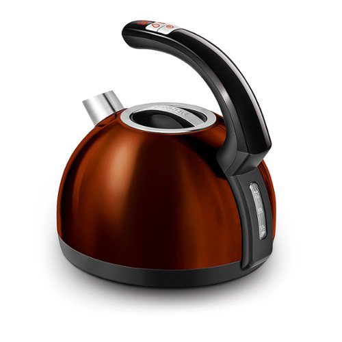  Sencor SWK1573CO Cordless Electric Kettle with Display and Power Cord Base, Copper (Metallic) - Copper (metallic)
