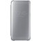 Samsung - S-View Flip Cover Flip Cover for Galaxy S7 edge - Silver-Front_Standard