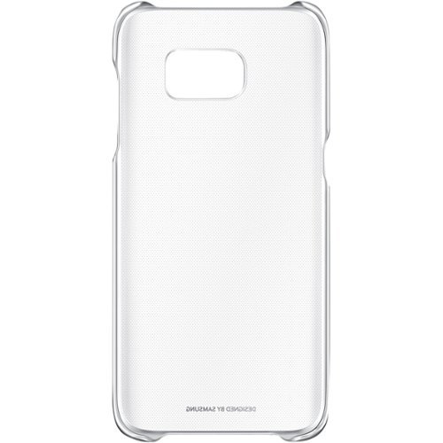  Samsung - Protective Cover Back Cover for Galaxy S7 edge - Silver