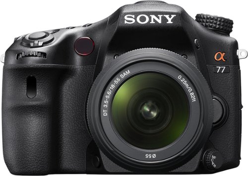  Sony - Alpha a77 DSLR Camera with 16-50mm Lens - Black