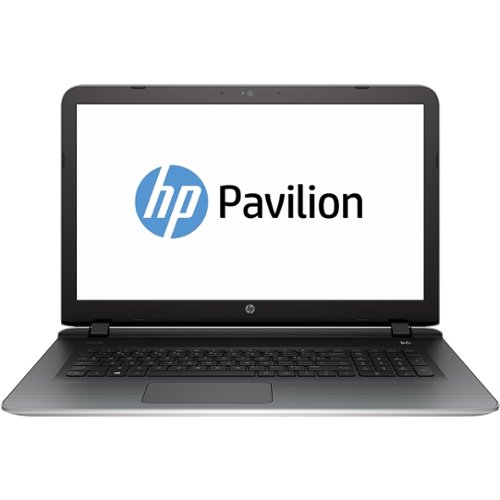 HP - Pavilion 17.3" Refurbished Touch-Screen Laptop - Intel Pentium - 8GB Memory - 1TB Hard Drive - Horizontal brushing in blizzard white-Front_Standard 