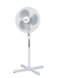 Black+Decker - 18-Inch Pedestal Fan, Oscillating Fan for Home and Office, with 3 Speed Settings - White-Front_Standard