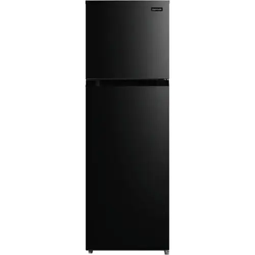 Front. Frigidaire - 10 Cu. Ft. Garage Ready Top Freezer Apartment-Size Refrigerator - Black.