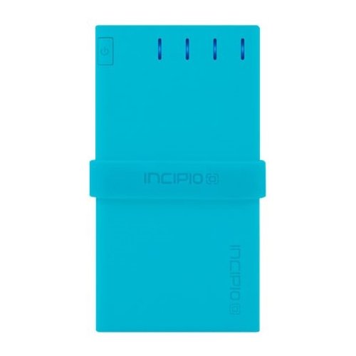 Incipio - offGRID 4000 mAh Portable Charger for Most USB-Enabled Devices - Cyan-Front_Standard 