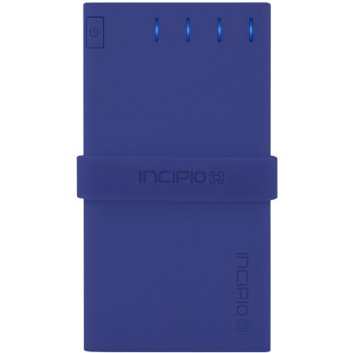  Incipio - offGRID 4000 mAh Portable Charger for Most USB-Enabled Devices - Blue