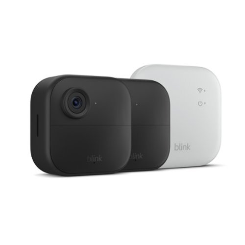 Blink Outdoor 4 XR — Wireless security camera with extended range, up to 400 feet. Sync Module XR included — 2 Cameras - Black INTERNATIONAL SHIPPING