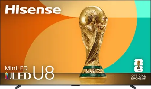 Hisense MiniLED ULED U8  
FIFA WORLD CUP™  
OFFICIAL SPONSOR