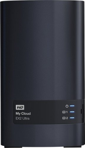 WD - My Cloud Expert EX2 Ultra 2-Bay 12TB External Network Attached Storage (NAS) - Charcoal
