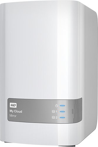  WD - My Cloud Mirror 4TB External Hard Drive (NAS) - White