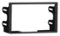 Metra - Dash Kit for Select 1999-2009 Volkswagen Jetta Passat GTI DDIN - Black-Front_Standard