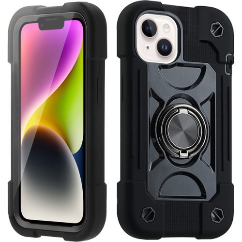 SaharaCase DualShock Case for Apple iPhone 14 Plus - Black GLOBAL SHIPPING