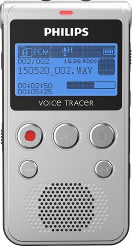  Philips - Voice Tracer Audio Recorder - Warm silver and black