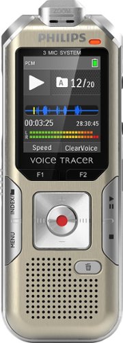 Philips - Voice Tracer Meeting Recorder - Champagne/silver shadow-Front_Standard 