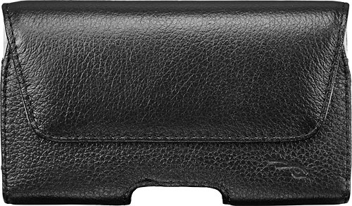  Rocketfish™ - Leather Hip Case for Android Cell Phones - Black