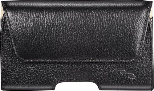  Rocketfish™ - Leather Hip Case for Apple® iPhone® 4S - Black