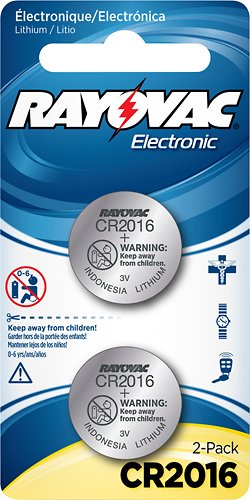  Rayovac - CR2016 Batteries (2-Pack)