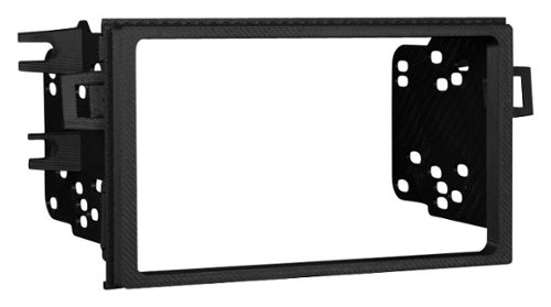 Metra - Double DIN Installation Kit for Most 1998-2002 Honda Accord Vehicles - Black-Front_Standard 