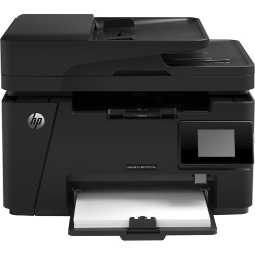  HP - Refurbished LaserJet Pro MFP M127fw Wireless Black-and-White All-In-One Laser Printer - Black