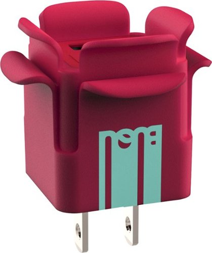 BUQU - Wallflower Wall Charger - Electric Salmon